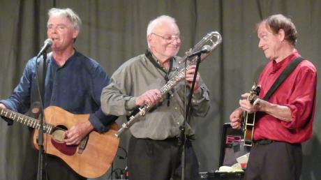 Die drei Kabarettisten strapazierten die Lachmuskeln ihrer Fans beim Auftritt im Stern in Rammingen. Auf dem Foto (von links): Mark, Ray King und Simon. 