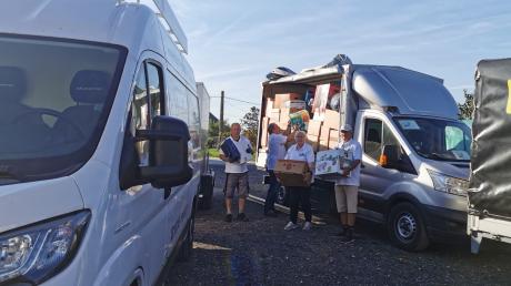 Das Team des AWO-Ortsvereins Türkheim-Ettringen-Wiedergeltingen brachte tonnenweise Hilfsgüter zu Flüchtlingen aus der Ukraine. 