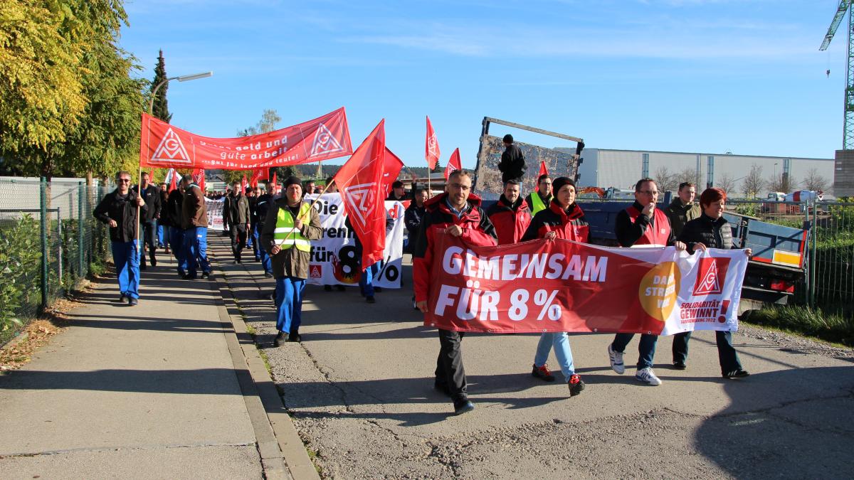 #Mindelheim: Über 1500 Grob-Mitarbeiter im Streik