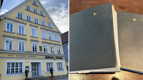 Im Hotel zur Post in Mindelheim haben schon viele Prominente übernachtet. So mancher von ihnen hat sich auch in die Gästebücher eingetragen.