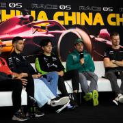 Bereit für den Großen Preis von China: Formel-1-Piloten unter sich.