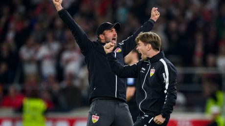 Stuttgarts Coach Sebastian Hoeneß freut sich, dass Julian Nagelsmann den Posten des Bundestrainers übernommen hat.