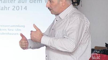 Landesvorsitzender Romuald Schaber sprach in Bubenhausen.  