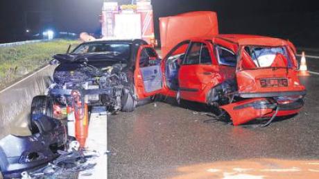 Auf etwa 26000 Euro schätzt die Polizei den beim Unfall auf der A8 entstandenen Sachschaden.  