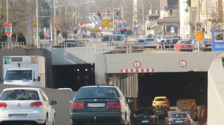 Der Westringtunnel in Ulm wird gewartet. Er wird für vier Nächte gesperrt.