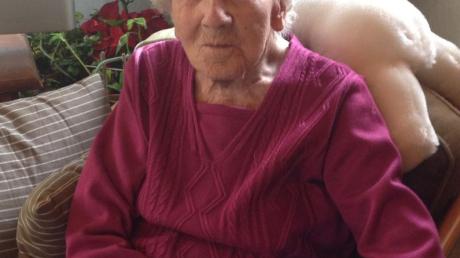 Maria Cäcilia Gadenne aus Leibi ist die älteste Landkreisbürgerin. An Silvester wurde sie 107 Jahre alt. 