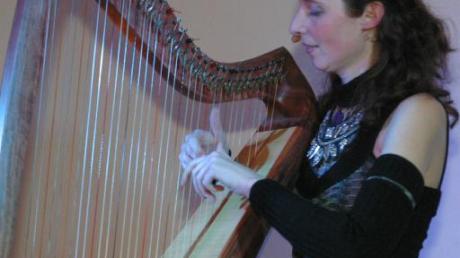 Nadja Birkenstock zeigte, dass keltische Harfe auch modern interpretiert werden kann. 