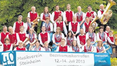 Die Steinheimer Musikanten feiern 40-jähriges Bestehen.