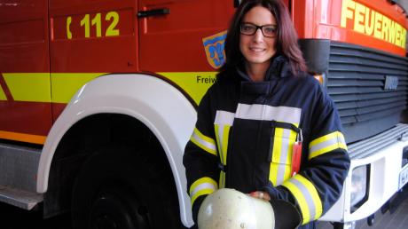 Stefanie Schwer ist Vorsitzende der Freiwilligen Feuerwehr Witzighausen. In dem eigentlich von Männern dominierten Job fühlt sie sich wohl. 
