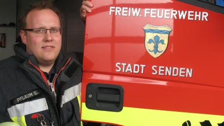 Ein Held: Feuerwehrmann Stefan Pflaum hat einer jungen Mutter das Leben gerettet.