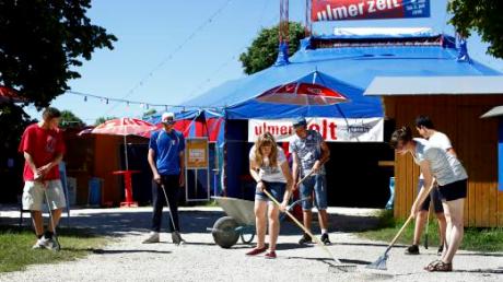 Auch das Ulmer Zelt ist bei der Freiwilligenmesse in Ulm vertreten.