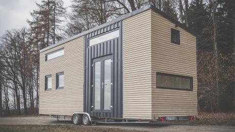 Christina Strahl und Michael Putze wollen ein Tiny House in Attenhofen bauen. Das geplante mobile Heim sieht ähnlich aus wie dieses Modell.