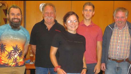 Ein Teil der neuen Führungsriege (von links): Philipp Meier, Georg Schlaier, Anna Briechle, Christian Glöckler und Manfred Dittrich. 
