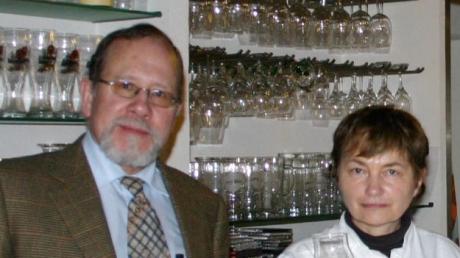 Martin Baur im Jahr 2008 mit seiner Frau Edelgard.
