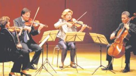 Das Verdi Quartett spielte Haydn, Debussy und Verdi im Festsaal des Theaters Ingolstadt. 