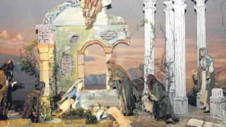 Am 10., 11., 17. und 18. Dezember laden die Weicheringer Krippenfreunde zu einer Ausstellung in den Pfarrstadel ein. Zu bestaunen ist auch die Krippe der Weicheringer Kirche mit über 50 Figuren der italienischen Künstlerin Angela Trippi. 