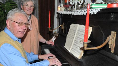 „Musik ist unser Leben“ passt zur Lebensgeschichte von Elfriede und Rudolf Blei aus Burgheim. 
