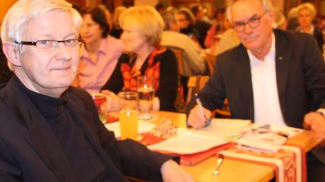 Sehen der Kommunalwahl gelassen entgegen: Landratskandidat Prof. Dr. Werner Widuckel und Kreisfraktionsvorsitzender Anton Krammer. 