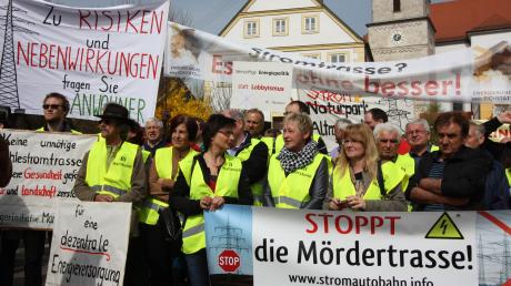 Besuch von Ministerpräsident Horst Seehofer am 4.4.2014 in Bergen wegen Gleichstromtrasse