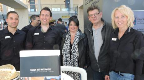 Werkhausnetzwerk: Simon Schmaus, Stefan Baierl, Bianca und Christian Hoschka und Heidi Kügler (von links).