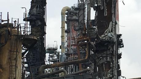 1. September 2018: Eine gewaltige Explosion zerstörte Teile der Bayernoil-Raffinerie.