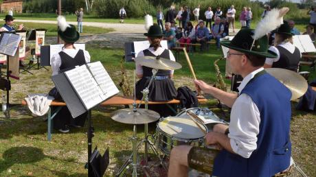 Der Bergheimer Musikverein, hier ein Auftritt beim Blasmusik-Festival am Haus im Moos vor einigen Jahren, hat sich mittlerweile aufgelöst.