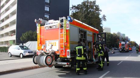 In einer Wohnung in der Waldeysenstraße in Ingolstadt ist am Mittwochvormittag Feuer ausgebrochen.