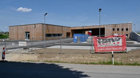 Das neue Ausbildungszentrum im Pürgener Gewerbegebiet ist fast fertiggestellt. 