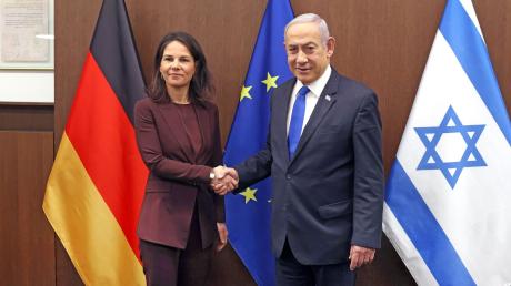 Bundesaußenministerin Annalena Baerbock und Israels Premier Benjamin Netanjahu.