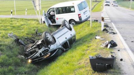Fünf Verkehrsunfälle ereigneten sich allein im Jahr 2010 auf der Staatsstraße 2212, Abzweigung Balgheim/Niederaltheim. Gestern krachte es erneut. Dabei wurde ein 47-jähriger Mann schwer verletzt. 