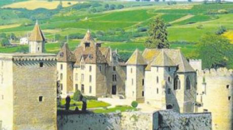 Die Besitzer des Schlosses von Couches luden die Wallersteiner Delegation zu einer Besichtigung ein.  