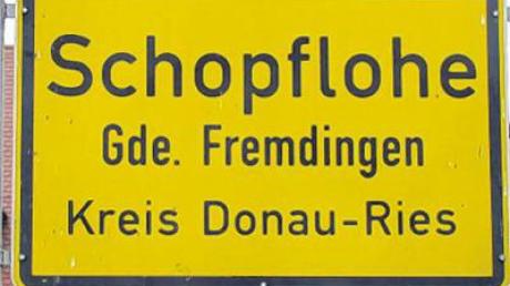 Schopflohe im Nordries hieß 1280 noch „Schopphiloch“.  