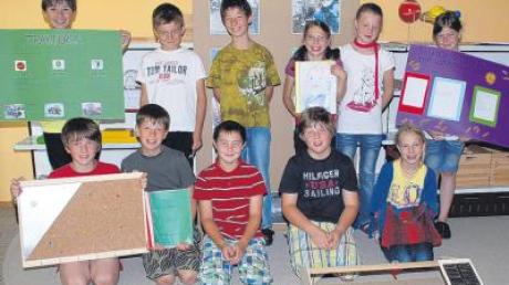 Ihre Projekte zum Abschluss der Grundschulzeit haben die Schülerinnen und Schüler in Deiningen präsentiert.  