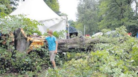 Am späten Abend des 30. Juni 2012 fegte ein schwerer Sturm über Oettingen hinweg. Auf dem Gelände des Afrika-Karibik-Fests stürzten dabei Bäume um und verletzten mehrere Festivalbesucher. Rettungskräfte rückten an, die Gäste verließen den Festplatz auf der Wörnitzinsel und brachten sich in Sicherheit. 