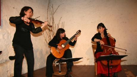 Das „Trio infernale“ riss das Publikum im Konzertstadl in Reimlingen zu Begeisterungsstürmen hin.  

