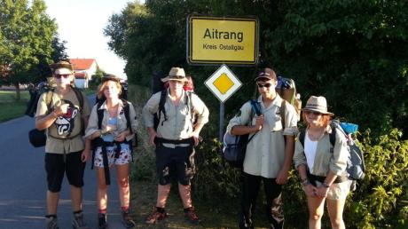 Aitrang war ein Tagesziel der Jugendlichen aus Wallerstein. Abends konnten sie auf einem Bauernhof das Nachtlager aufschlagen.  

