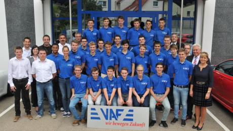 Großen Wert legt die Firma VAF GmbH aus Bopfingen darauf, sich die benötigten Fachkräfte selbst heranzuziehen. Im neuen Ausbildungsjahr begannen 16 Jugendliche ihre Ausbildung.  

