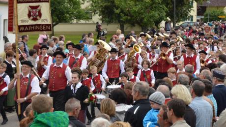 Ähnlich wie hier 2015 soll es auch dieses Jahr wieder in Maihingen aussehen: Das Bezirksmusikfest findet nach aktueller Planung statt.