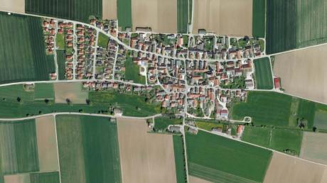 Birkhausen aus der Vogelperspektive. Mit der Dorferneuerung soll der Wallersteiner Ortsteil für die Zukunft aufgestellt werden. 