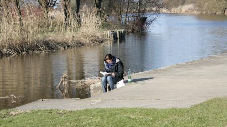 Das Flussfreibad in Oettingen ist bei Einheimischen und Touristen beliebt. 