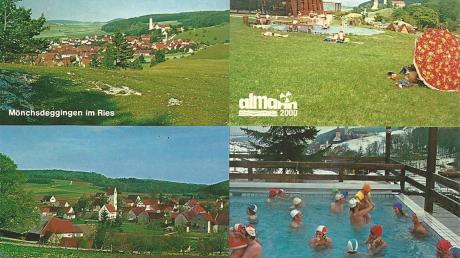 Sogar eine Postkarte gab es einst vom Almarin in Mönchsdeggingen. Jochen Schmidt hat sie an uns geschickt. 