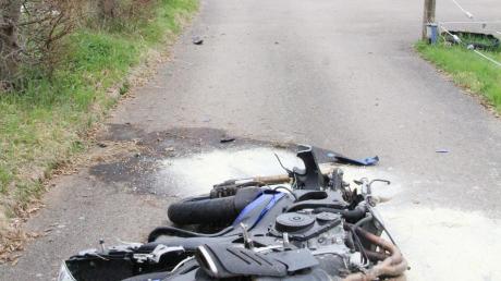 Ein 24-jähriger Motorradfahrer ist bei einem Unfall schwer verletzt worden. 	