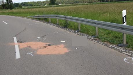 Ein tödlicher Unfall ereignete sich zwischen Rudelstetten und Alerheim.