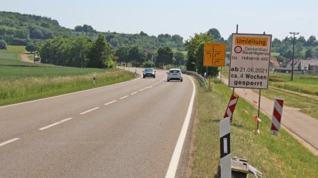 Die B466 wird ab Montag, 7. August, für den Durchgangsverkehr voll gesperrt, wie das Staatliche Bauamt mitteilt. 