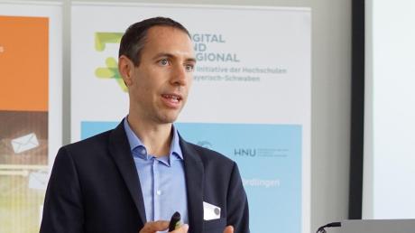 Professor Dr. Florian Kerber hat das Technologie-Transferzentrum in Nördlingen mitgestaltet. 	