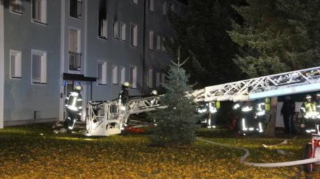 In einem Mehrfamilienhaus in Nördlingen hat es gebrannt.