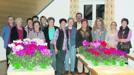 Bei einer gemeinsamen Veranstaltung ehrten die Gartenbauvereine Aufhausen/Forheim (Bild unten) und Amerdingen/Bollstadt (Bild oben) die Teilnehmerinnen und Teilnehmer am Blumenschmuckwettbewerb. Fotos: privat