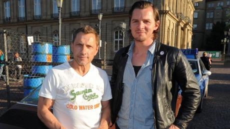 Die Stuttgarter "Tatort"-Kommissare Thorsten Lannert (Richy Müller, rechts) und Sebastian Bootz (Felix Klare) ermitteln im Fall um einen toten Umweltaktivisten. 