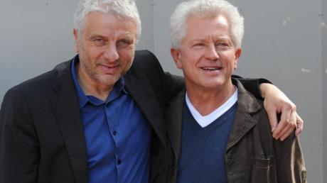 Udo Wachtveitl (l) und Miroslav Nemec drehen schon für den Weihnachts-Tatort 2016 mit dem Titel "Klingelingeling". Symbolbild