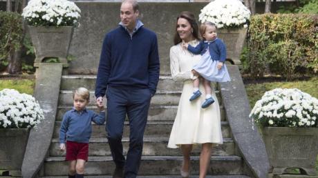 Royaler Besuch steht an: William und Kate mit ihren Kindern George und Charlotte.
